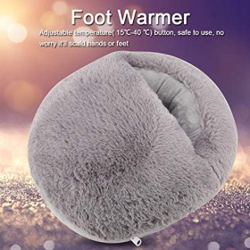 Chauffe-pieds chauffants pour hommes et femmes, coussin chauffant USB chauffe-pieds chauffant portable, coussin chauffant tec