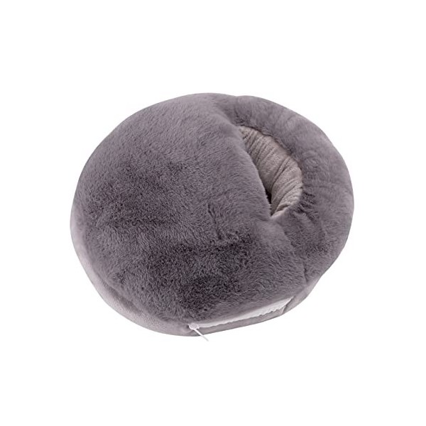 Modaworld Chaussons Chauffants électriques Chauffants en Peluche Douce pour lhiver - Charge USB - Chauffe-Pieds électriques 