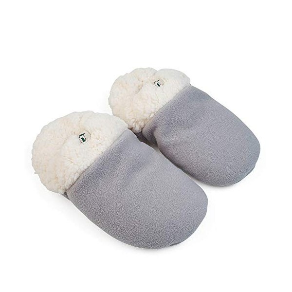 Grünspecht 137-V1 Chaussettes chauffantes Gris