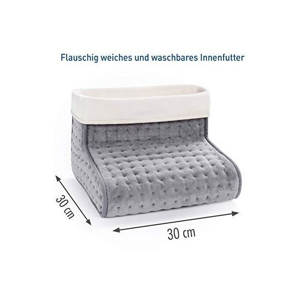 Chauffe-pieds Promed KFS-100, chancelière électrique à 3 niveaux de température et arrêt automatique, pour une pointure maxim