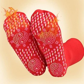 Healeved Chaussette Acupression Auto Chauffante 3 Paires De Dhiver Auto-Chauffantes En Doux Chaudes Pour Femmes Chausette D 