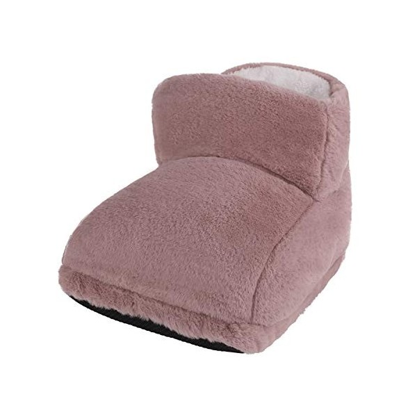 YJZQ Coussin chauffant électrique USB pour les pieds - Avec doublure intérieure lavable - Chaussures chauffantes en peluche d