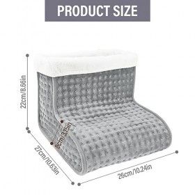 LUFEIS Chauffe-pieds,Chauffe-Pieds électrique,10 Réglages Température,3 Minuterie,Chauffage des pieds électrique,chauffage él