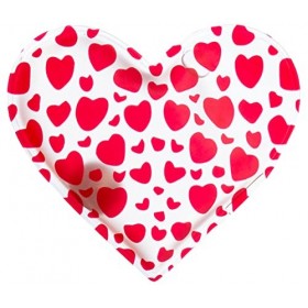 Brandsseller Lot de 4 chauffe-mains réutilisables en forme de cœur