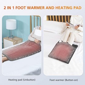 SNAILAX Coussin Chauffant, Massage Dos avec Chauffé, Appareil de Massage Électriques pour Soulager les Maux de Ventre et Dos,