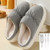 Chaussons Chauffants, Chaussures en Peluche Chauffantes électriques USB pour Hommes et Femmes, Chauffe-Pieds Chauffants pour 