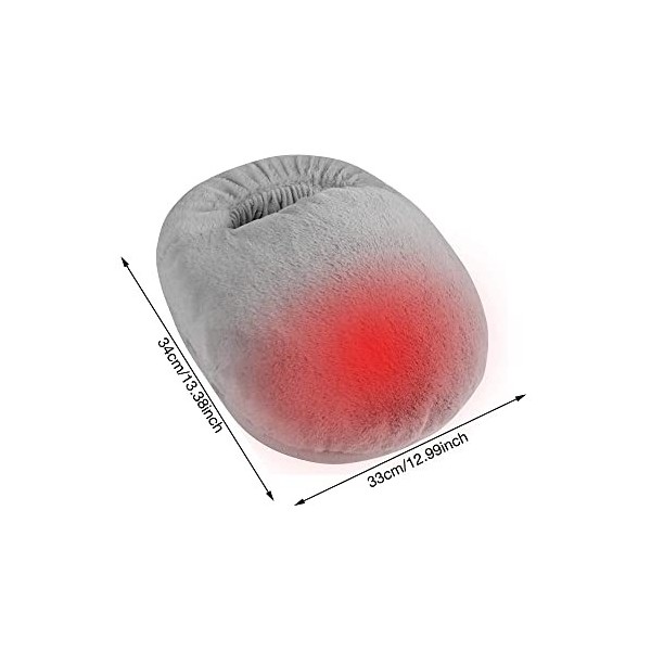 DAJASD Chauffe-pieds électrique, chauffe-pieds électriques, chauffe-pieds USB, lavable, pour soulager la douleur et les cramp