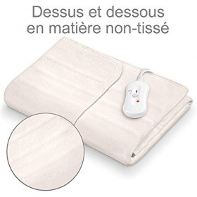 SANITAS SWB 20 surmatelas chauffant électrique avec 3 niveaux de température - Interrupteur amovible - Lavable en machine - C
