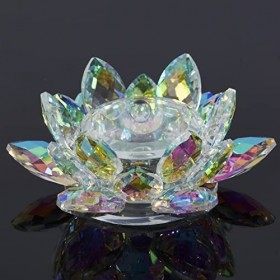 1pc Crystal Lotus Bougeoir, Nail Art Acrylique Nail Liquide Dappen Plat, HOINCO Liquide Poudre Dappen Plat Bol En Verre Crist