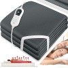 KESSER® Couverture chauffante avec télécommande à arrêt automatique, avec 3 niveaux de température, couverture chauffante pou