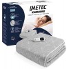 Imetec - Surmatelas Chauffant Adapto Chauffe Lit Double, 150 x 80 cm - Chauffage Rapide, Température Constante Personnalisée,