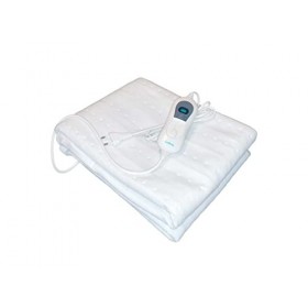 GESBERG Couverture chauffante avec arrêt automatique 90 minutach - Coussin chauffant électrique avec 3 niveaux de chauffage p