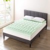 Best Price Mattress Surmatelas en Mousse à mémoire de Forme de 10,2 cm à 5 Zones avec Infusion de thé Vert apaisante, certifi