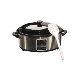 Master Massage Chauffe-pierres avec unité de contrôle numérique et affichage de la température et louche 6 l