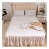 AAHO ITS ALL ABOUT HOME Couverture chauffante électrique, couvre-matelas en polaire super confortable, confort sous le lit, 