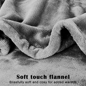 SUTAN Couverture Chauffante Plaid Chauffant électrique, 180x130cm, 6 Niveau de réchauffage, Arrêt Automatique, Protection Con