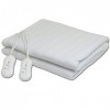 TSC - Couverture chauffante, Chauffe Lit, Surmatelas Chauffant 2 places, Télécommande, 3 réglages de température, indicateur 