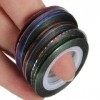 12pcs Sticker Fil Bandes Striping Tape Autocollant Manucure Ongle Nail Art Tips