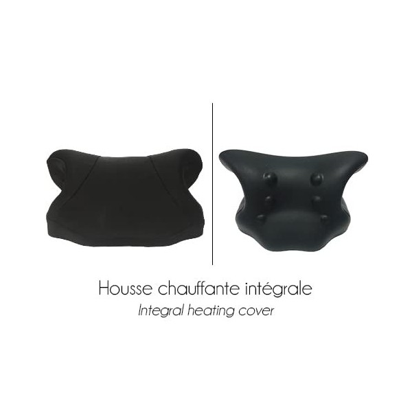 CLIMSOM FLEX - Oreiller Cervicales Chauffant pour Traction Cervicale, Relax Cou avec Housse Chauffante Déhoussable et Intégra