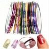 Goliton 32 Mix Color Rolls Striping Tape Line Sticker DIY Tips Set for Nail Art Decoration