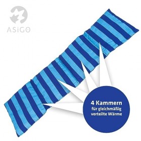 Coussin Chauffant en Noyaux de Cerise Bouillotte Naturel Fabriqué en Allemagne pour les Douleurs dArthrose Musculaires Épaul