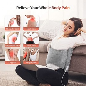 Coussin chauffant, AOROY 125 * 30CM Coussin chauffant électrique avec arrêt automatique et protection contre la surchauffe, 6