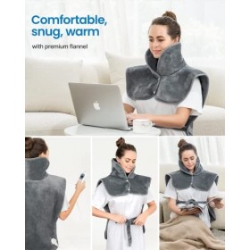 Écharpe chauffante USB Col électrique Écharpe électrique Coussin chauffant  Écharpe réglable électrique Chauffante d'hiver Chauffante électrique avec  coussin chauffant pour la nuque : : Hygiène et Santé