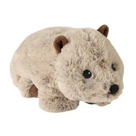 Warmies® Coussin chauffant en peluche Wombat Millet et lavande 35 cm 700 g