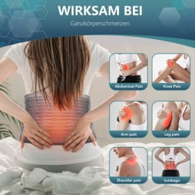 Coussin chauffant STUOGYUM, coussin chauffant électrique avec 6 niveaux de chaleur et 4 réglages de minuterie, coussin chauff