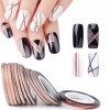 40 Couleurs Nail Art Décoration Stripes, Nail Sticker Autocollant Fil Striping Tape Bande Manucure Rouleau à Ongles Ruban Ban