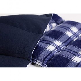 Extra long - Coussin aux noyaux de cerises compartimenté en huit 75x20cm - Coussin bouillotte aux noyaux - Design: écossais, 