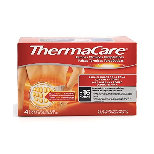 Thermacare Lumbar 4 Parches Ef Calor