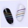 13 Rouleau DIY Ongles Striping Ruban Coloré Mat Glitter Adhésif Ligne Autocollants Nail Art Décoration Design Couleur Aléato