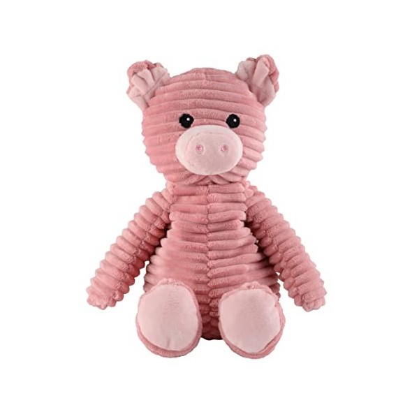 Warmies® Coussin chauffant en peluche « Pure Cochon » - Rembourrage amovible et lavande - 33 cm - 550 g