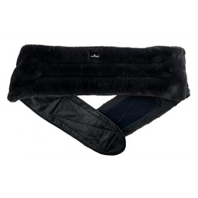 Warmies® Ceinture chauffante de qualité supérieure - Noir - Garnissage lavande - 130 cm - 850 g