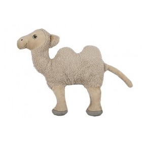 Warmies® Coussin chauffant/peluche "chameau" millet garni de lavande 40 cm 700 g