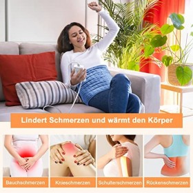 Coussin chauffant électrique avec arrêt automatique, technologie de chauffage rapide et protection contre la surchauffe, 6 ni