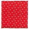 Coussin en graines de lin - 19 x 19 cm - Cœurs rouges - Coussin chauffant et compresse froide