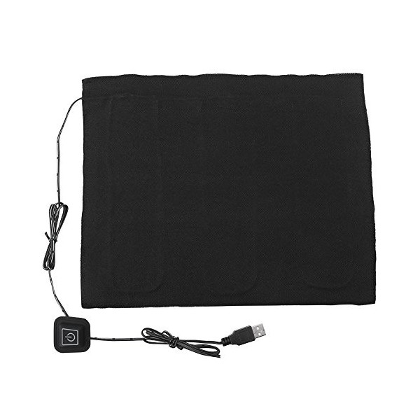 Chauffage en Fibre de Carbone USB 5 V, Thérapies Chaudes et Froides Coussins Chauffants Coussin Chauffant en Tissu électrique