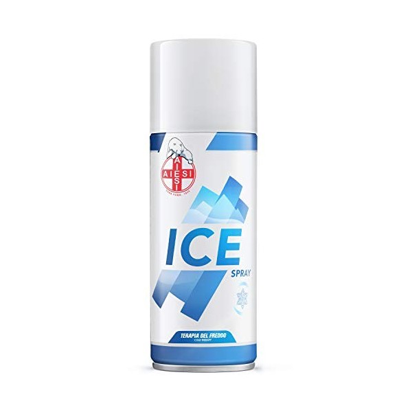 AIESI® Froid Spray instantané avec MENTHOL bombe de 400 ml ICE SPRAY, Made in Italy