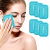 6 Pièces Poche de Glace réutilisable, Petites Poche de Gel Chaud Froid pour Enfant, Compresses Chaudes et Froides pour les de