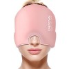 ONLYCARE Migraine Cap Bonnet migraine poche de glace, Poche de glace en gel, Migraine Masque de glace anti migraine Bonnet ra