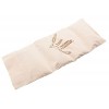 ZOLLNER Coussin à grains, housse en coton, beige, env. 20x53 cm