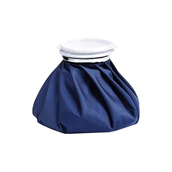 Sac de Glace, Sac de Glace Coude/Poche de froid ou chaud/Compresse réutilisable et étanche avec bouchon anti-fuite et matéria