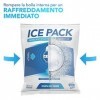 AIESI® Froid instantané jetable sachet en TISSU NON TISSÉ taille 14x18 cm ICE PACK Paquet de 25 pièces , Made in Italy