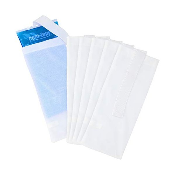 COM-FOUR® 6x Couverture non-tissée réutilisable - compresse chaud froid - compresse froid - cold pack - poche glace gel