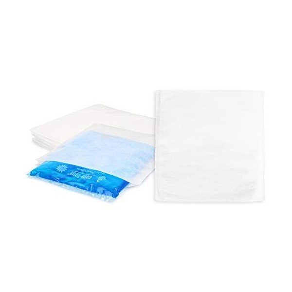 COM-FOUR® 6x Couverture non-tissée réutilisable - compresse chaud froid - compresse froid - cold pack - poche glace gel