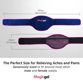 Magic Gel Poche de Glace en Gel pour la Hanche - Poche de Froid avec Sangle - Compresse à Glace Froide Versatile - Vessie de 
