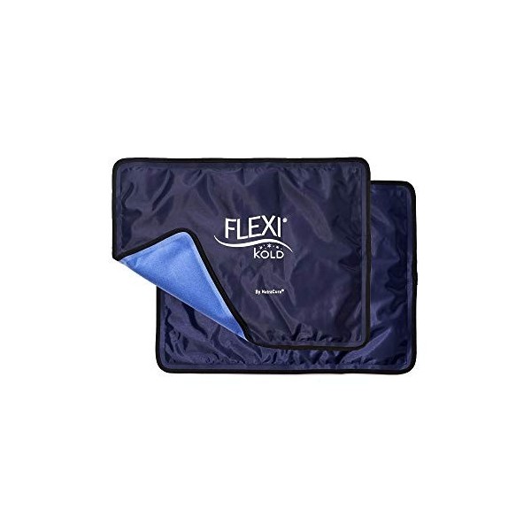 FlexiKold Poche de Glace Réutilisable Paquet de 2: Grande Taille Standard 36,8 x 26,5cm 