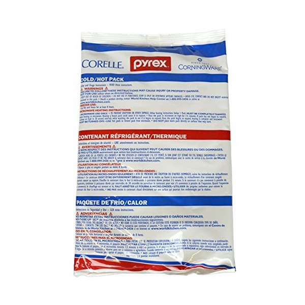 Pyrex Portable Hot & Cold Pack Combo - Large. 2 Pack